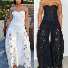 Load image into Gallery viewer, Lace tube top two piece set AY3661