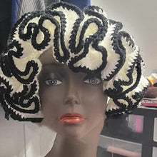 Load image into Gallery viewer, Adult lace beanie hat fashion and versatile ruffle pullover hat AE4147