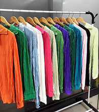 Load image into Gallery viewer, solid color drape pleated two-piece set AY3584