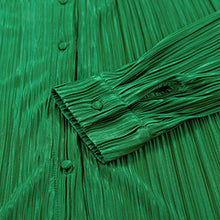 Load image into Gallery viewer, solid color drape pleated two-piece set AY3584