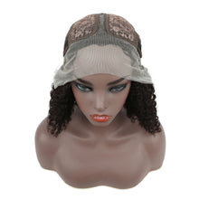 Load image into Gallery viewer, Human hair T-shaped lace bob curly wave wigs(AH5029)