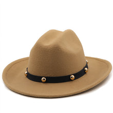 Load image into Gallery viewer, rivet felt jazz hat top hat(AE4037)