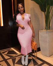 Load image into Gallery viewer, Fashion sleeveless polo neck dress(AY1884)