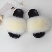 Load image into Gallery viewer, Fashion Solid color fur slippers