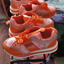 Load image into Gallery viewer, Letter lace casual sneakers(HPSD092)