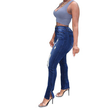 Load image into Gallery viewer, Fashion micro-stretch star ripped jeans(AY1734)