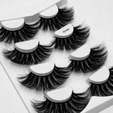 Load image into Gallery viewer, 25mm mink eyelashes(4 pairs)