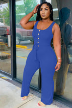 Load image into Gallery viewer, Summer Stitching wide-leg jumpsuit AY1007
