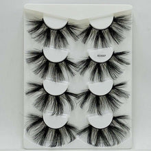 Load image into Gallery viewer, 25mm mink eyelashes(4 pairs)