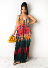 Load image into Gallery viewer, Casual loose print suspender Dress AY1936