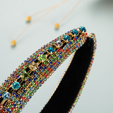 Load image into Gallery viewer, Fashion rhinestone chain headband(AE4100)