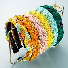 Load image into Gallery viewer, Personalized color rope braided headband(AE4061)