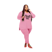 Load image into Gallery viewer, Fashion casual letter printing two-piece suit(AY1278)
