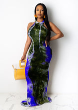 Load image into Gallery viewer, Colorful tie-dye loose dress AY1048