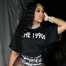 Load image into Gallery viewer, Fashion Letter Print Cropped T-Shirt(AY1801)