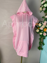 Load image into Gallery viewer, Plush hooded sweater fleece dress(AY1616)