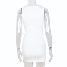 Load image into Gallery viewer, V-neck sleeveless head cross hip Dress AY1997