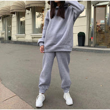 Load image into Gallery viewer, Hooded sweater casual suit(AY1386)
