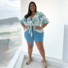 Load image into Gallery viewer, Casual Printed T-Shirt Shorts Set(AY1726)