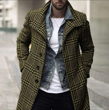 Load image into Gallery viewer, Hot selling men's plaid woolen coat(A11309)