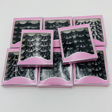 Load image into Gallery viewer, 5 pairs of 25mm mink eyelashes