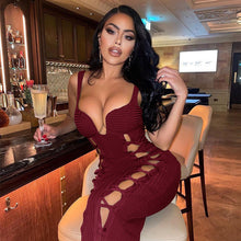 Load image into Gallery viewer, Hollow sexy dress AY2062