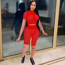 Load image into Gallery viewer, New hollow tight-fitting two-piece suit YC2109