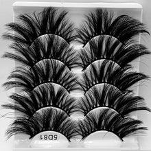 Load image into Gallery viewer, 5 pairs of 25mm mink eyelashes
