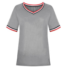 Load image into Gallery viewer, Fashion short sleeve v neck t-shirt(AY1733)
