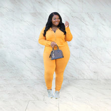 Load image into Gallery viewer, fashion solid color long-sleeved casual suit(AY1372)