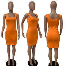 Load image into Gallery viewer, Sexy solid color tight dress AY1889