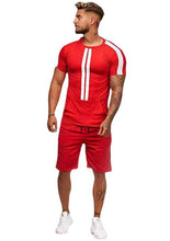 Load image into Gallery viewer, Men's short sleeve t-shirt two-piece(AY1032)