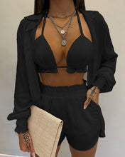 Load image into Gallery viewer, Sexy solid print 3 piece set AY1913