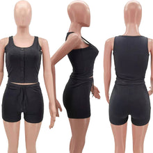 Load image into Gallery viewer, Hot stitching vest suit AY1010