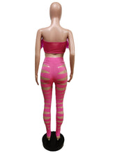 Load image into Gallery viewer, Sexy feather tube top two piece set(AY1970)