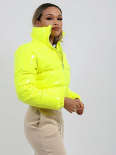 Load image into Gallery viewer, Solid color mirror zipper jacket(AY1491)