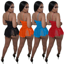 Load image into Gallery viewer, Sexy Lace Sling Mini Dress(AY1842)