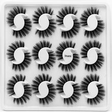 Load image into Gallery viewer, 12 pairs of 25mm mink eyelashes