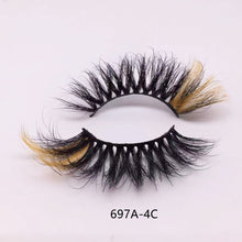 Load image into Gallery viewer, Color Mink Hair False Eyelashes (1pair ) AH5058
