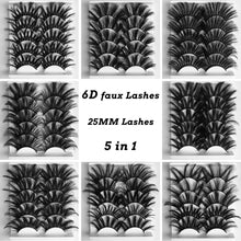 Load image into Gallery viewer, 25mm imitation mink false eyelashes thick curling