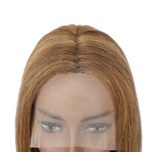 Load image into Gallery viewer, Human hair piano color T-shaped hand-woven lace wig(AH5028)