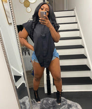 Load image into Gallery viewer, Fashion Solid Color V-Breasted Shirt Top(AY1806)