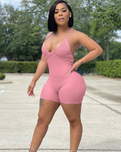 Load image into Gallery viewer, Pop suspender high quality pit strip Jumpsuit AY1951