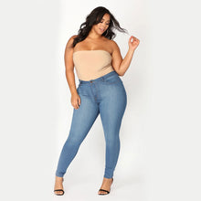 Load image into Gallery viewer, Fashion high stretch denim plus pants(XL-5XL)