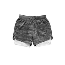 Load image into Gallery viewer, Men's loose pocket double sports shorts(AY1029)