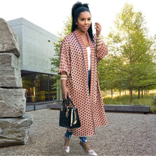 Load image into Gallery viewer, Fashion Threaded Sleeve Printed Cardigan (AY1460)