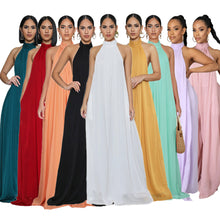 Load image into Gallery viewer, Fashion chiffon halter jumpsuit(AY1237)
