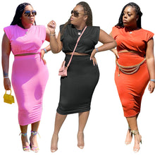 Load image into Gallery viewer, Oversized solid sleeveless Dress AY2057