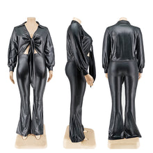 Load image into Gallery viewer, Fashion solid color casual suit(AY1366)