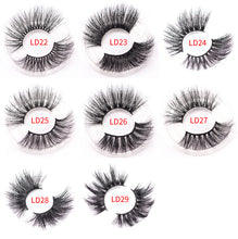Load image into Gallery viewer, bushy 25mm mink false eyelashes